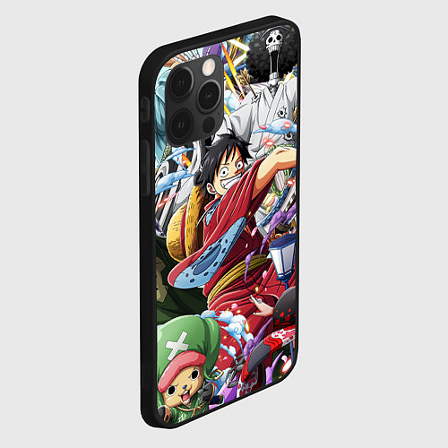 Чехол iPhone 12 Pro Max ONE PIECE ВАН ПИС / 3D-Черный – фото 2