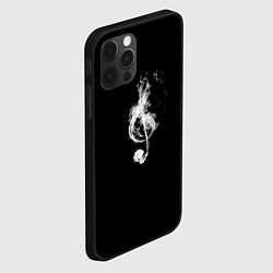 Чехол для iPhone 12 Pro Max Ключ из дыма, цвет: 3D-черный — фото 2
