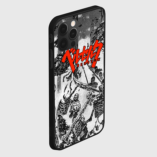 Чехол iPhone 12 Pro Max BERSERK БЕРСЕРК / 3D-Черный – фото 2