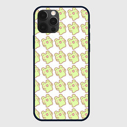 Чехол для iPhone 12 Pro Max Счастливые лягушки, цвет: 3D-черный