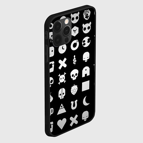 Чехол iPhone 12 Pro Max Любовь смерть и роботы / 3D-Черный – фото 2