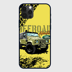 Чехол для iPhone 12 Pro Max LAND ROVER, цвет: 3D-черный