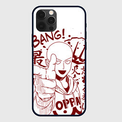 Чехол для iPhone 12 Pro Max One-Punch Man, цвет: 3D-черный