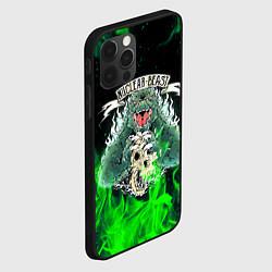 Чехол для iPhone 12 Pro Max GODZILLA ГОДЗИЛЛА, цвет: 3D-черный — фото 2