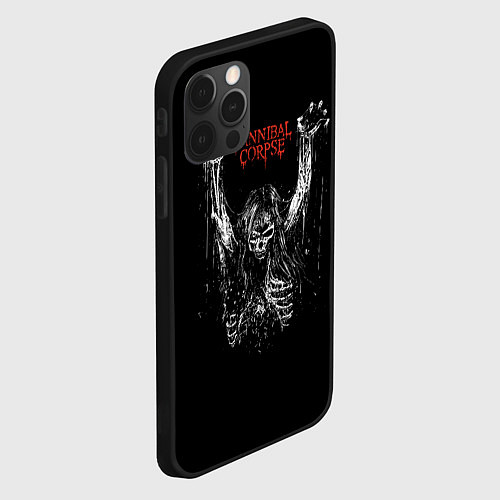 Чехол iPhone 12 Pro Max Cannibal Corpse / 3D-Черный – фото 2