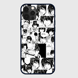 Чехол для iPhone 12 Pro Max ТЕТРАДЬ СМЕРТИ, цвет: 3D-черный