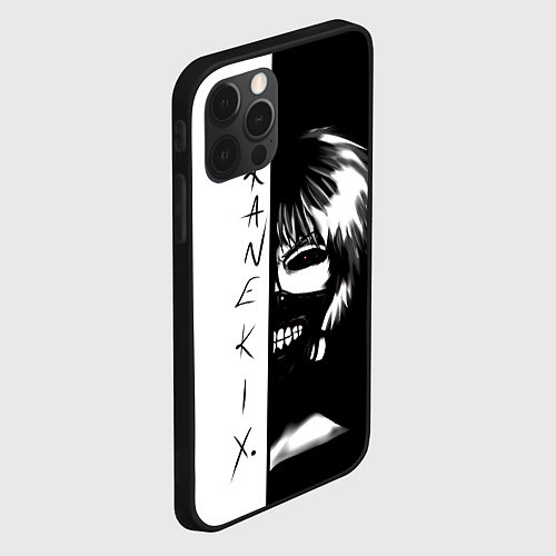 Чехол iPhone 12 Pro Max Kaneki X Tokyo Ghoul / 3D-Черный – фото 2