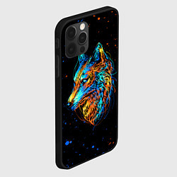 Чехол для iPhone 12 Pro Max КРАСОЧНЫЙ ВОЛК, цвет: 3D-черный — фото 2