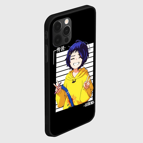 Чехол iPhone 12 Pro Max Ai Ooto / 3D-Черный – фото 2