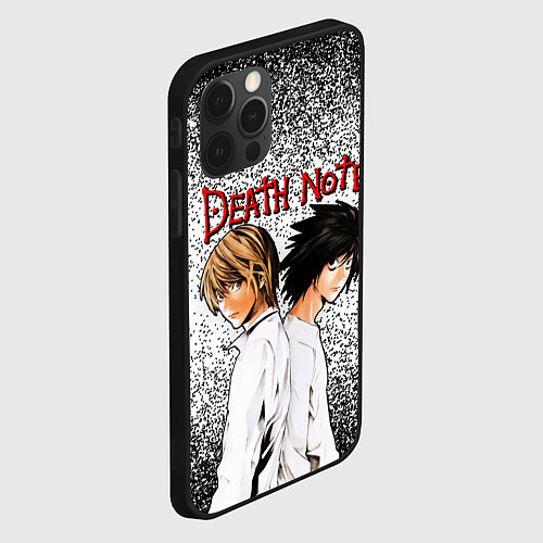 Чехол iPhone 12 Pro Max ТЕТРАДЬ СМЕРТИ / 3D-Черный – фото 2