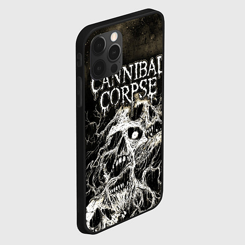Чехол iPhone 12 Pro Max Cannibal Corpse / 3D-Черный – фото 2