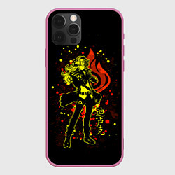 Чехол для iPhone 12 Pro Max GENSHIN IMPACT, ДИЛЮК, цвет: 3D-малиновый