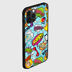 Чехол для iPhone 12 Pro Max Комиксы, цвет: 3D-черный — фото 2