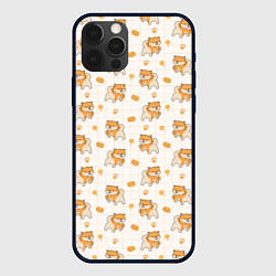 Чехол для iPhone 12 Pro Max Крутая Шиба-Ину, цвет: 3D-черный