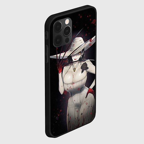 Чехол iPhone 12 Pro Max Леди Димитреску / 3D-Черный – фото 2
