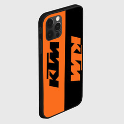 Чехол для iPhone 12 Pro Max KTM КТМ Z, цвет: 3D-черный — фото 2