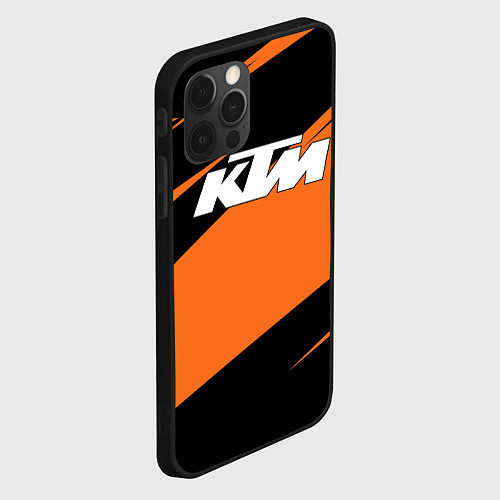 Чехол iPhone 12 Pro Max KTM КТМ / 3D-Черный – фото 2