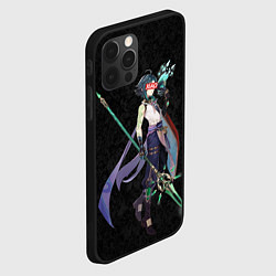 Чехол для iPhone 12 Pro Max Genshin Impact XIAO, цвет: 3D-черный — фото 2