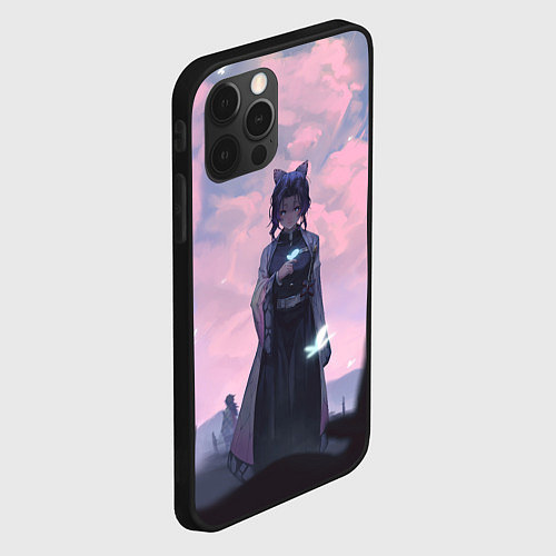 Чехол iPhone 12 Pro Max КЛИНОК РАССЕКАЮЩИЙ ДЕМОНОВ / 3D-Черный – фото 2