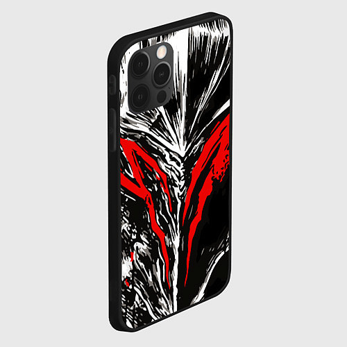 Чехол iPhone 12 Pro Max BERSERK / 3D-Черный – фото 2