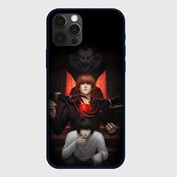 Чехол для iPhone 12 Pro Max DEATH NOTE ТЕТРАДЬ СМЕРТИ, цвет: 3D-черный