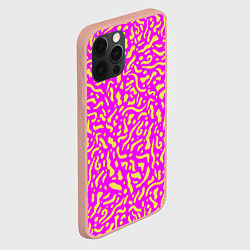 Чехол для iPhone 12 Pro Max Абстрактные узоры, цвет: 3D-светло-розовый — фото 2