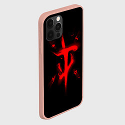 Чехол для iPhone 12 Pro Max DOOM ETERNAL ДУМ, цвет: 3D-светло-розовый — фото 2