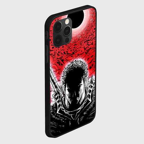 Чехол iPhone 12 Pro Max BERSERK БЕРСЕРК / 3D-Черный – фото 2