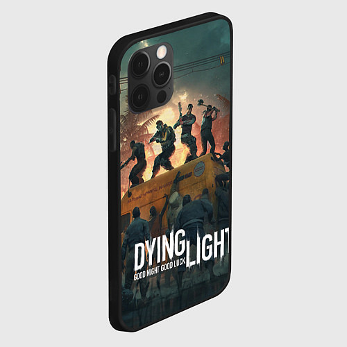 Чехол iPhone 12 Pro Max Dying Light / 3D-Черный – фото 2