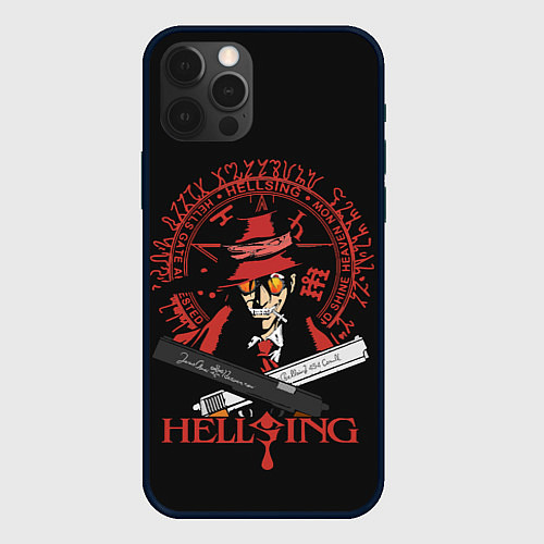 Чехол iPhone 12 Pro Max Hellsing / 3D-Черный – фото 1