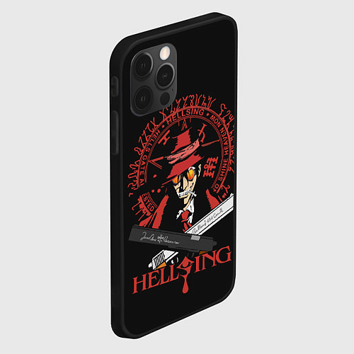 Чехол iPhone 12 Pro Max Hellsing / 3D-Черный – фото 2