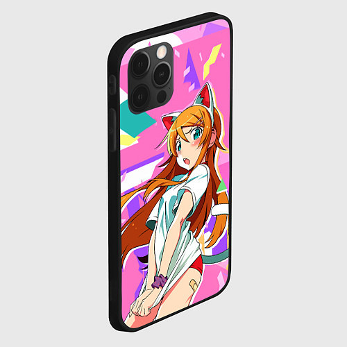 Чехол iPhone 12 Pro Max Kirino Kousaka / 3D-Черный – фото 2