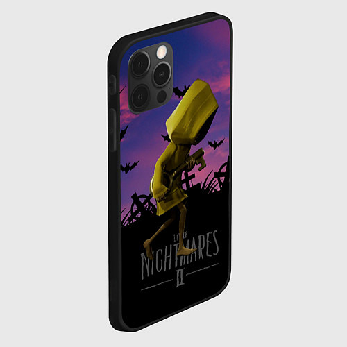 Чехол iPhone 12 Pro Max Little Nightmares 2 / 3D-Черный – фото 2