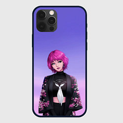 Чехол для iPhone 12 Pro Max ANIME GIRL, цвет: 3D-черный