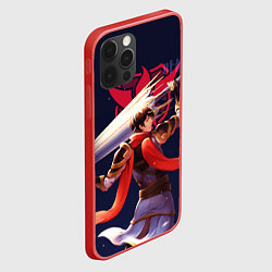 Чехол для iPhone 12 Pro Max The Kings Avatar Ye Xiu, цвет: 3D-красный — фото 2