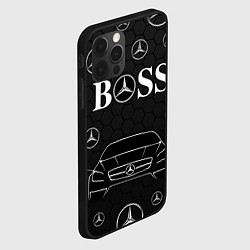 Чехол для iPhone 12 Pro Max BOSS MERCEDES-BENZ, цвет: 3D-черный — фото 2