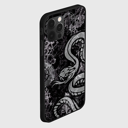 Чехол iPhone 12 Pro Max COBRA RAGE / 3D-Черный – фото 2