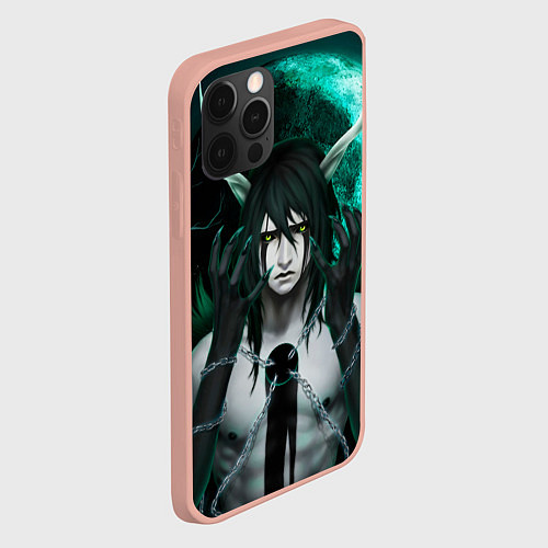 Чехол iPhone 12 Pro Max Ulquiorra Schiffer Bleach / 3D-Светло-розовый – фото 2