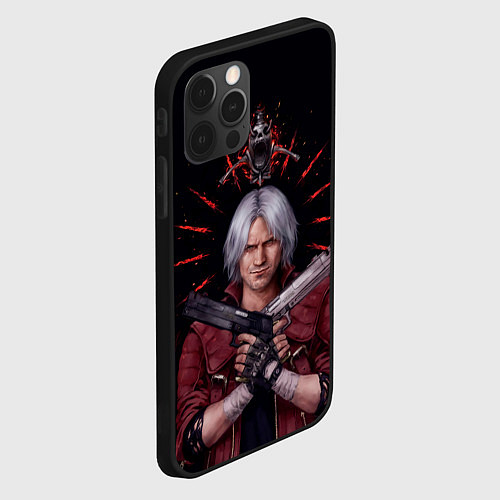 Чехол iPhone 12 Pro Max Saint Dante / 3D-Черный – фото 2