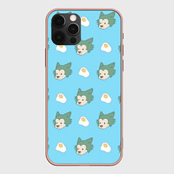 Чехол для iPhone 12 Pro Max Legosi pattern, цвет: 3D-светло-розовый