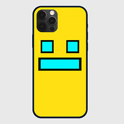 Чехол для iPhone 12 Pro Max Geometry Dash: Smile, цвет: 3D-черный