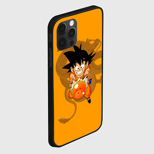 Чехол iPhone 12 Pro Max Kid Goku / 3D-Черный – фото 2