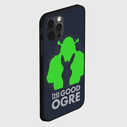 Чехол для iPhone 12 Pro Max Shrek: Im good ogre, цвет: 3D-черный — фото 2