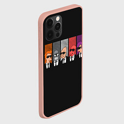 Чехол для iPhone 12 Pro Max Agents Futurama, цвет: 3D-светло-розовый — фото 2