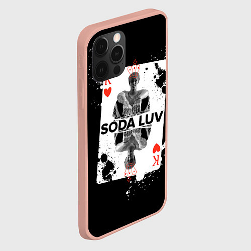 Чехол iPhone 12 Pro Max Репер - SODA LUV / 3D-Светло-розовый – фото 2