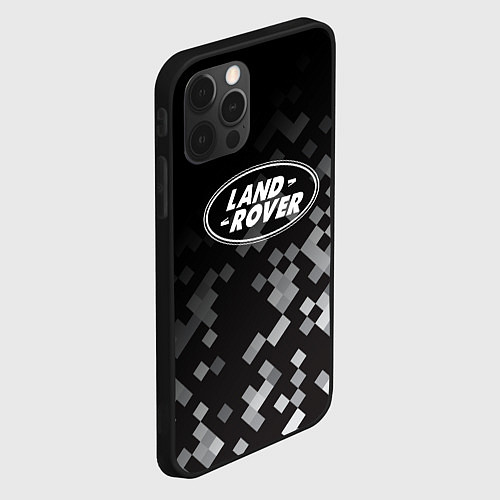 Чехол iPhone 12 Pro Max LAND ROVER ГОРОДСКОЙ КАМУФЛЯЖ / 3D-Черный – фото 2