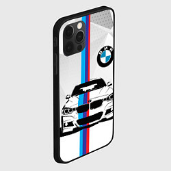 Чехол для iPhone 12 Pro Max BMW БМВ M PERFORMANCE, цвет: 3D-черный — фото 2