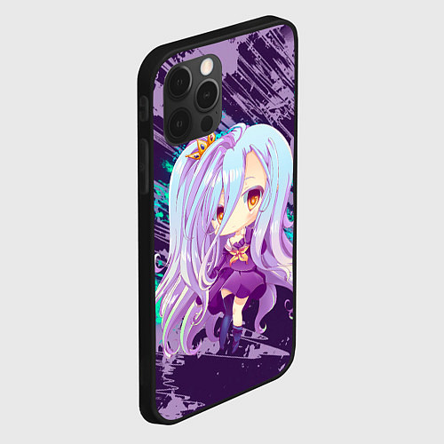 Чехол iPhone 12 Pro Max Shiro art / 3D-Черный – фото 2