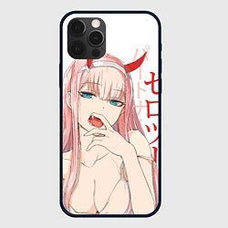 Чехол для iPhone 12 Pro Max Darling in the Franxx Zero Two, цвет: 3D-черный