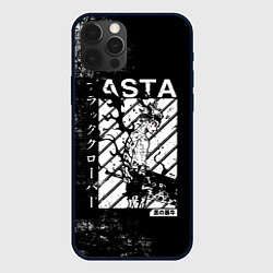 Чехол для iPhone 12 Pro Max Чёрный Аста Чёрный Клевер, цвет: 3D-черный